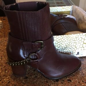 Allen Schwartz Leather Dress Boots